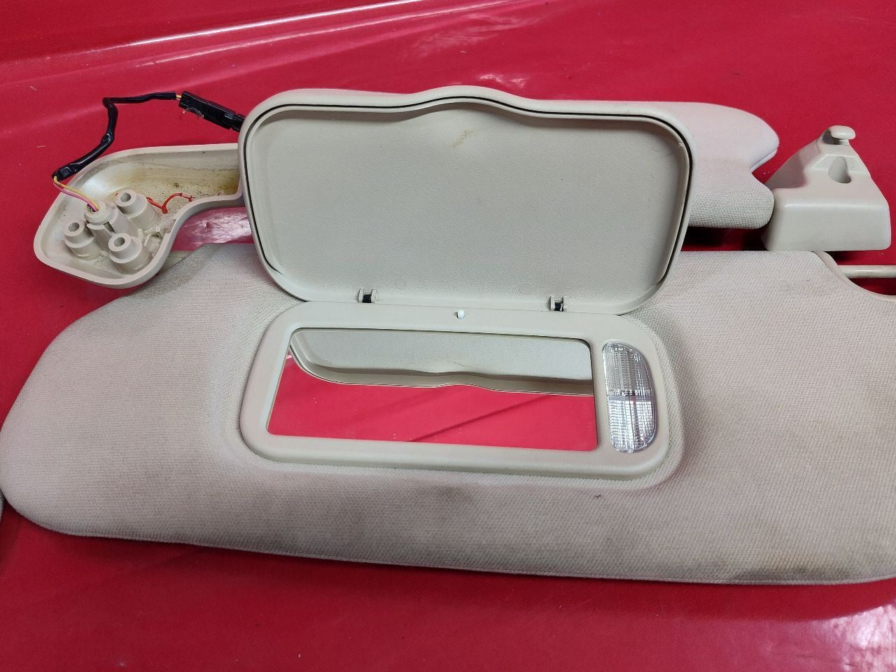 2005 2006 Lincoln Navigator Illuminated Sun Visor Set Power Sunroof Style