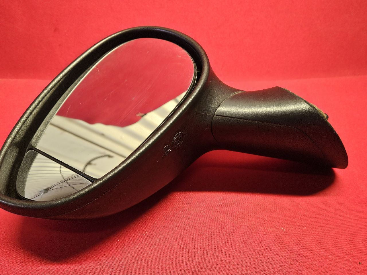 2012-2019 Fiat 500 Basic Heated LEFT DRIVER Door Wing Mirror PSC Pompei Silver