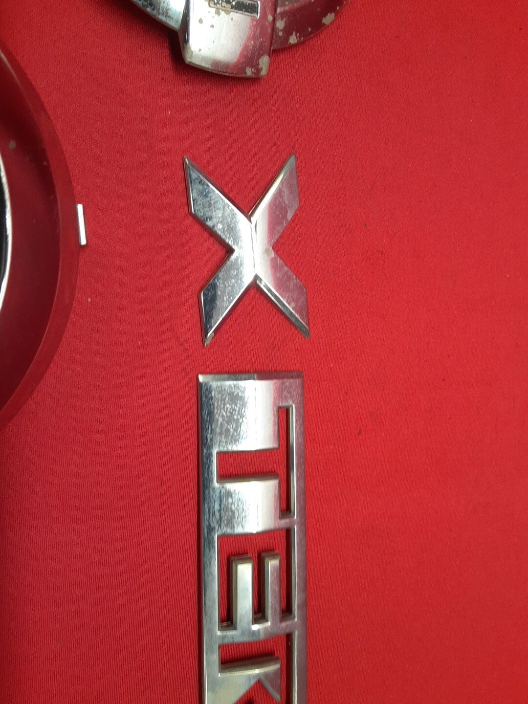 2005-2008 Nissan Xterra Badge Emblem Set Kit Chrome OEM