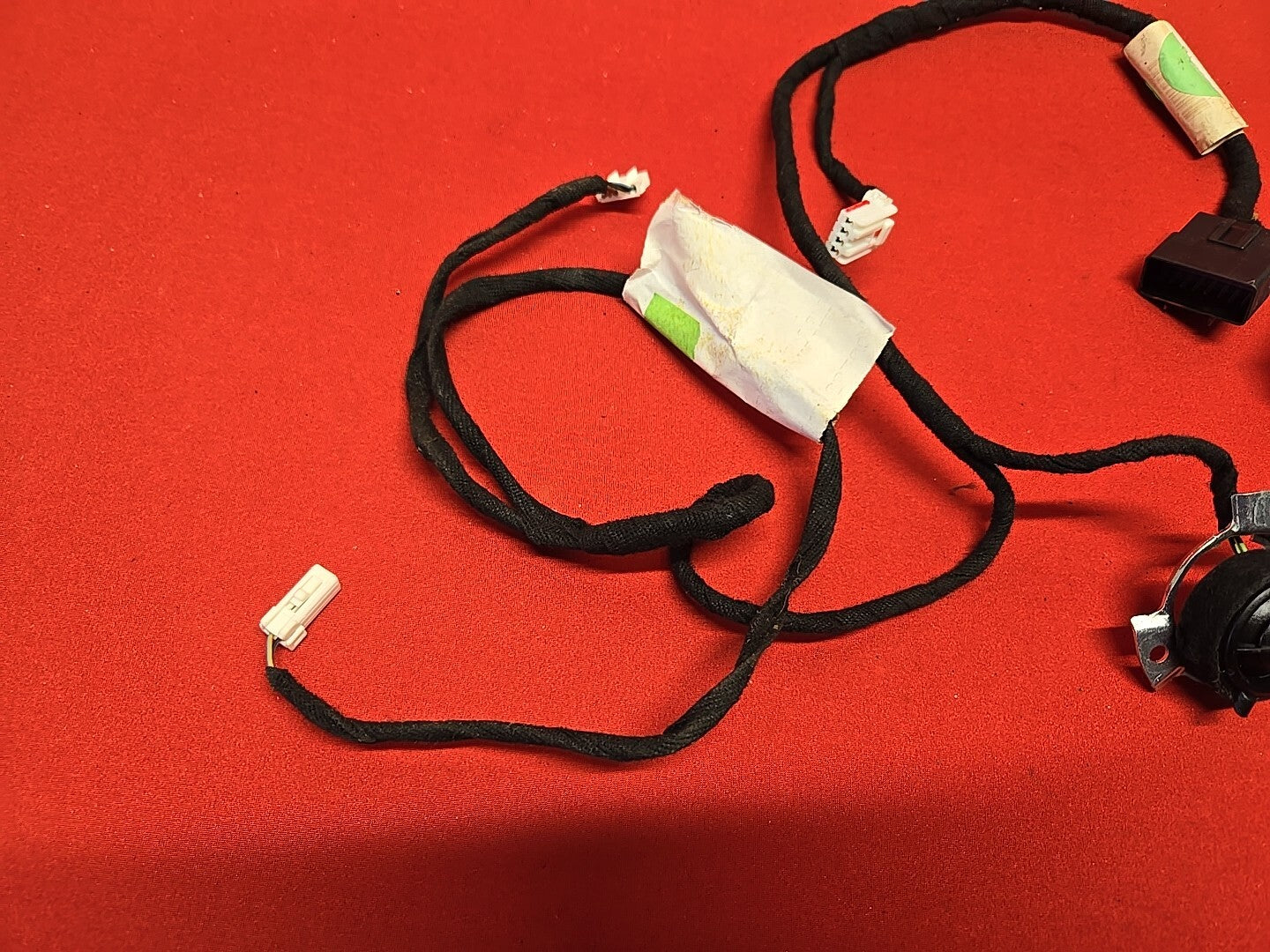 2003 - 2012 Maserati Quattroporte REAR LEFT DRIVER Door WIRING HARNESS & Tweeter