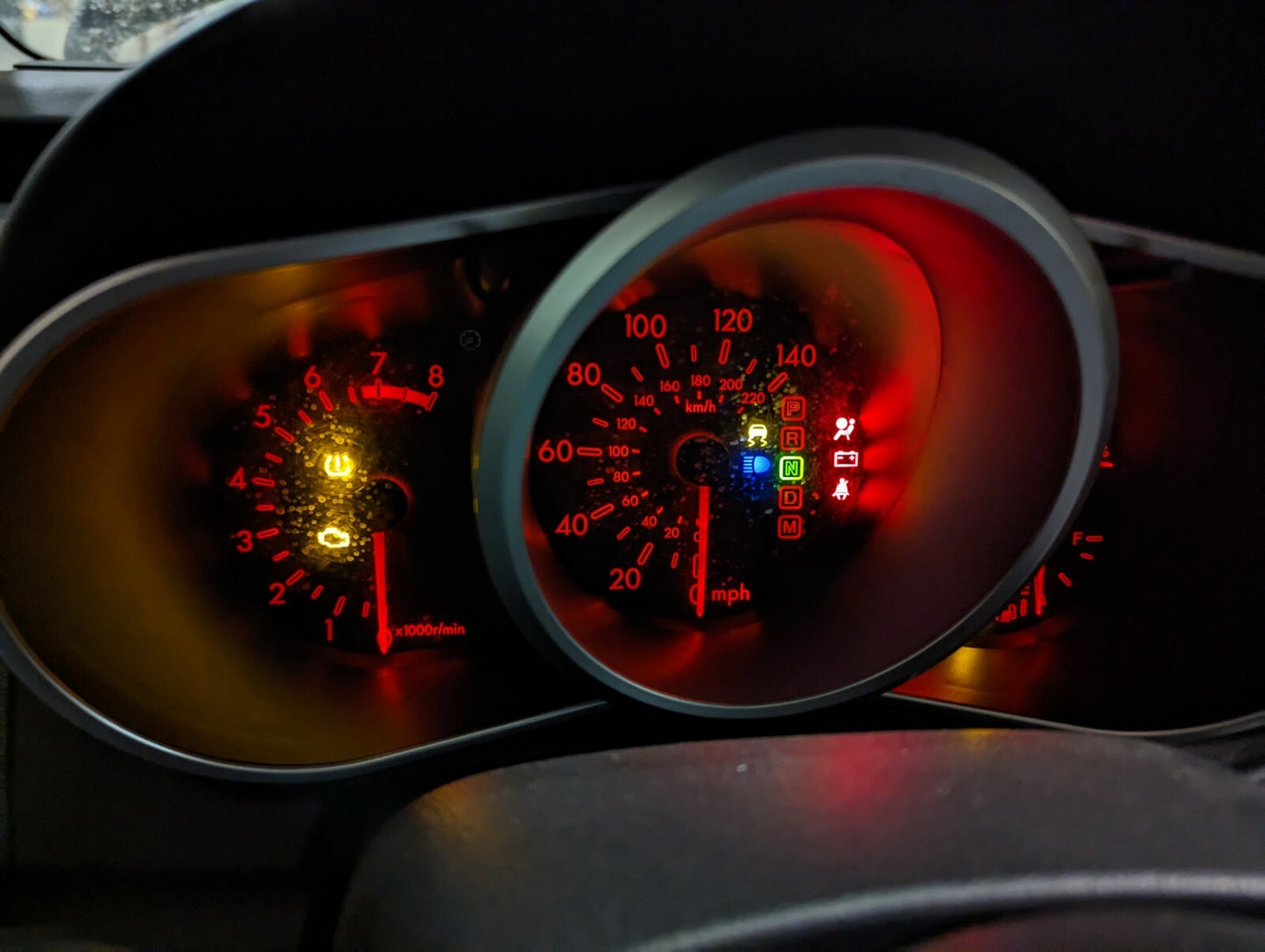 2007 - 2009 Mazda CX-7 Speedometer Instrument Cluster EG21-55-471E