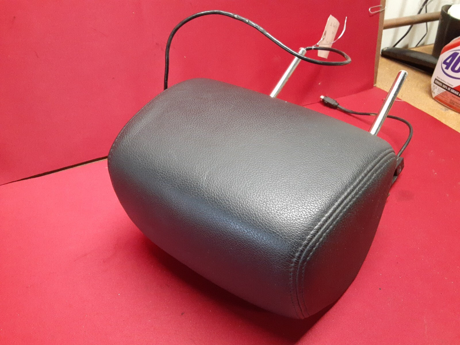2006 2007 Land Range Rover SPORT (Qty:1) FRONT Leather Headrest w/ DVD Screen