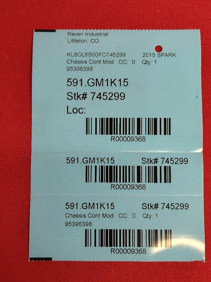 2015 Chevy Chevrolet Spark EV Pedestrian Sound Alert Control Module 95396398