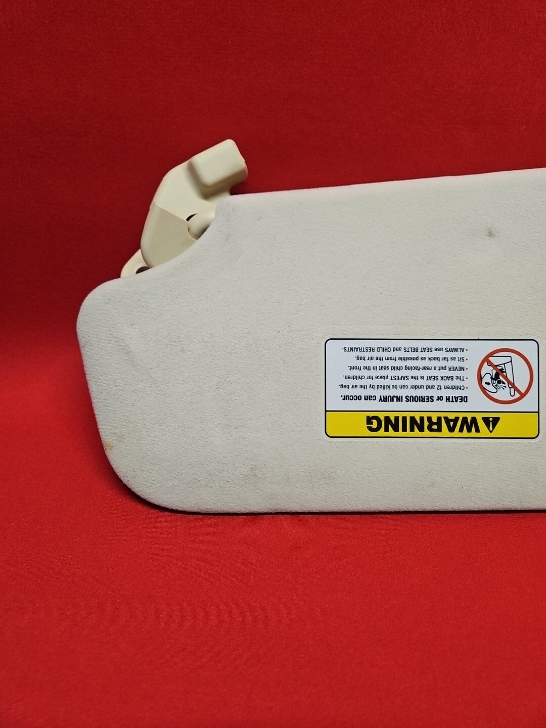 2003-2008 Range Rover HSE Front Right Passenger Sun Visor Ivory EDQ501880NUG