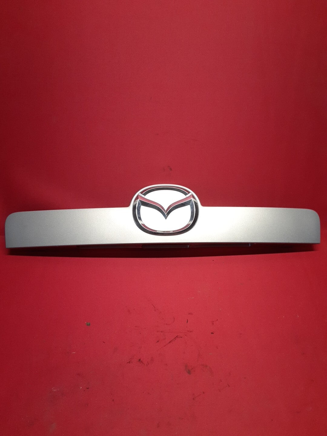 2007 Mazda CX-7 Lift Gate Handle Panel Moist Silver Metallic 30S
