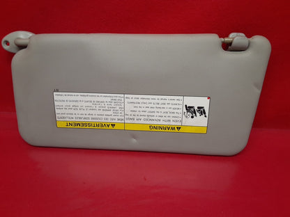2007 - 2013 Suzuki SX4 Left Driver and Right Passenger Side Vinyl Sun Visor Set