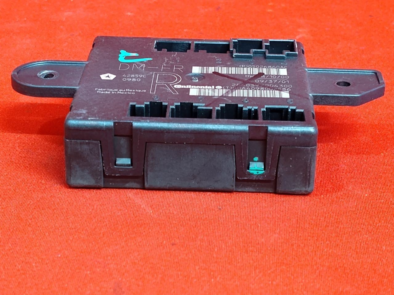 07-20 Chrysler Dodge Jeep FRONT RIGHT PASSENGER Door Control Module 5026860AC