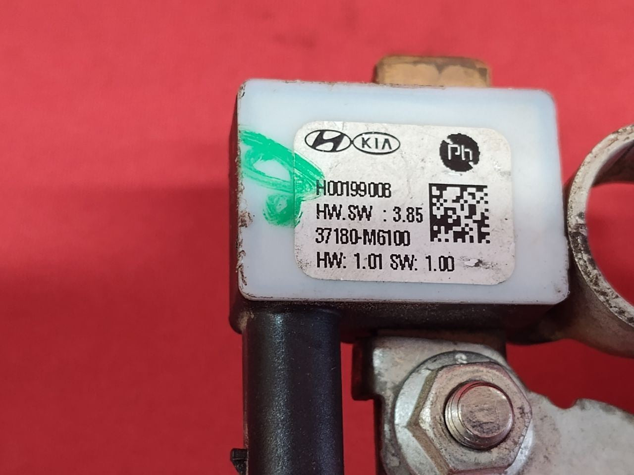 2019-2021 Kia Forte Negative Battery Terminal Sensor Cable 37180-M6100