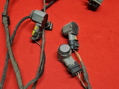 2007 2008 Audi Rear Bumper Wiring Harness w/ Parking Sensors LY7W Light Silver