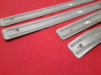 2008 - 2014 Mercedes C-Class GLK Silver Chrome Floorboard Scuff Plate Full SET