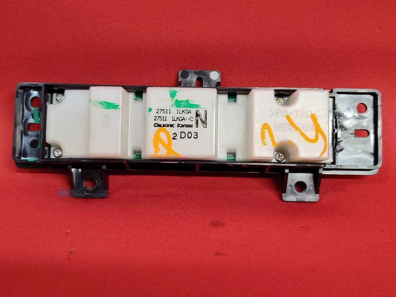 2011-2013 Infiniti Qx56 14-20 Qx80 REAR Hvac Climate Control Panel 27511-1LK0A