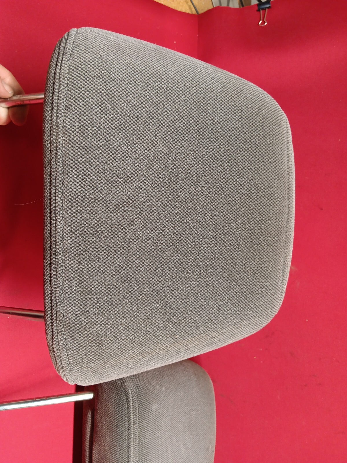 2002 - 2005 Chevy Chevrolet Malibu & Classic FRONT Headrest Set Pewter Cloth