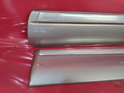 2000-2004 Chevy Suburban Front Rear Door Moulding Trim SET 382E Pewter Metallic