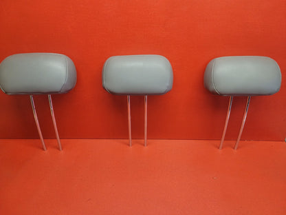 2004 2005 2006 Acura MDX Rear Headrest Gray Leather - SET OF 3 GRAY