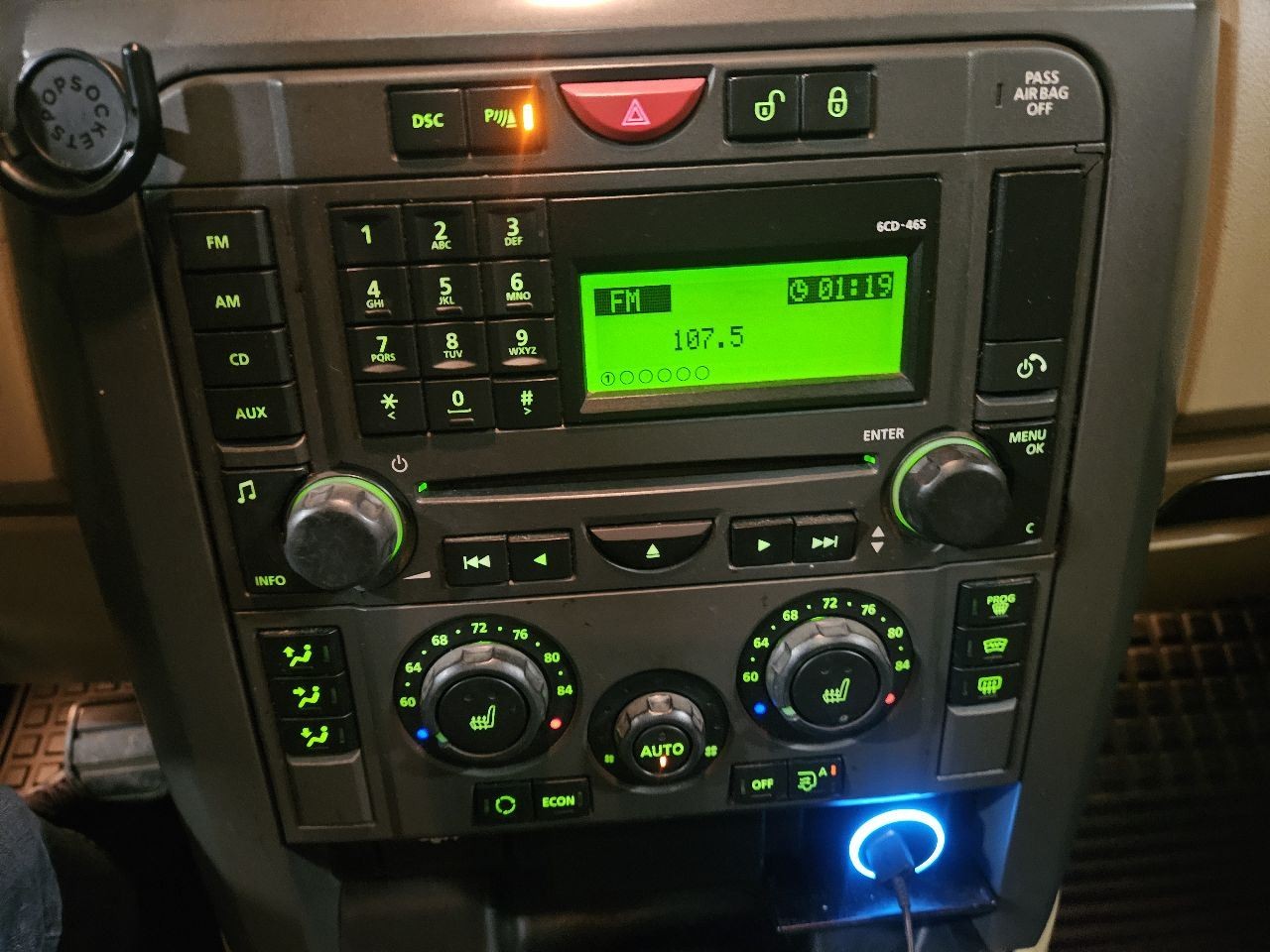 2005-2009 Land Rover LR3 HSE Navigation GPS Information Display Screen