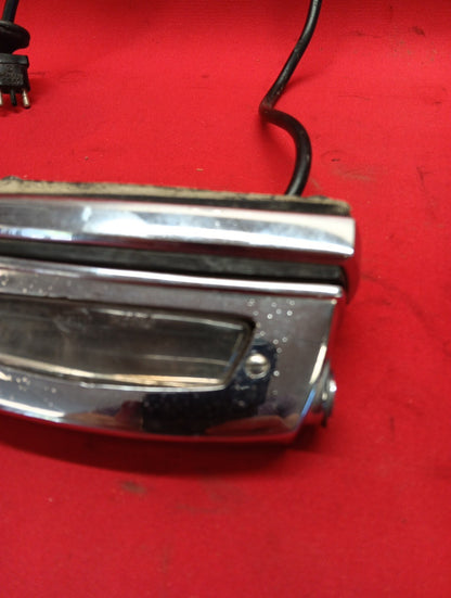 Mercedes-Benz Heela K2810 Rear License Plate Light Assembly CHROME OEM