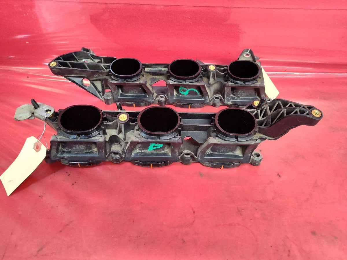2012-2018 Mercedes Benz SEDAN V6 Lower Intake Manifold Plenum Flange Set - 110k