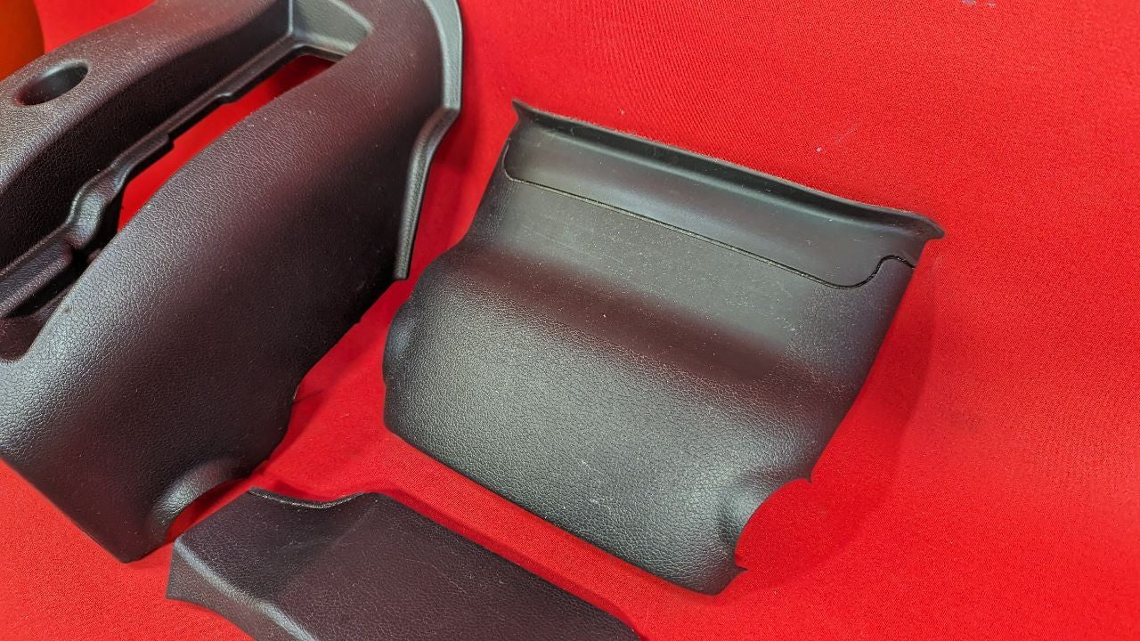2011-2015 Hyundai Sonata Hybrid Steering Column Cover Trim Bezel Shroud Set of 3