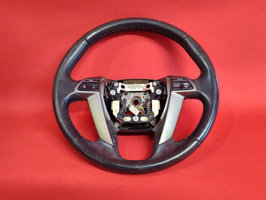 2009-2015 Honda Pilot 11-17 Odyssey Steering Wheel Black Leather Cruise / Audio