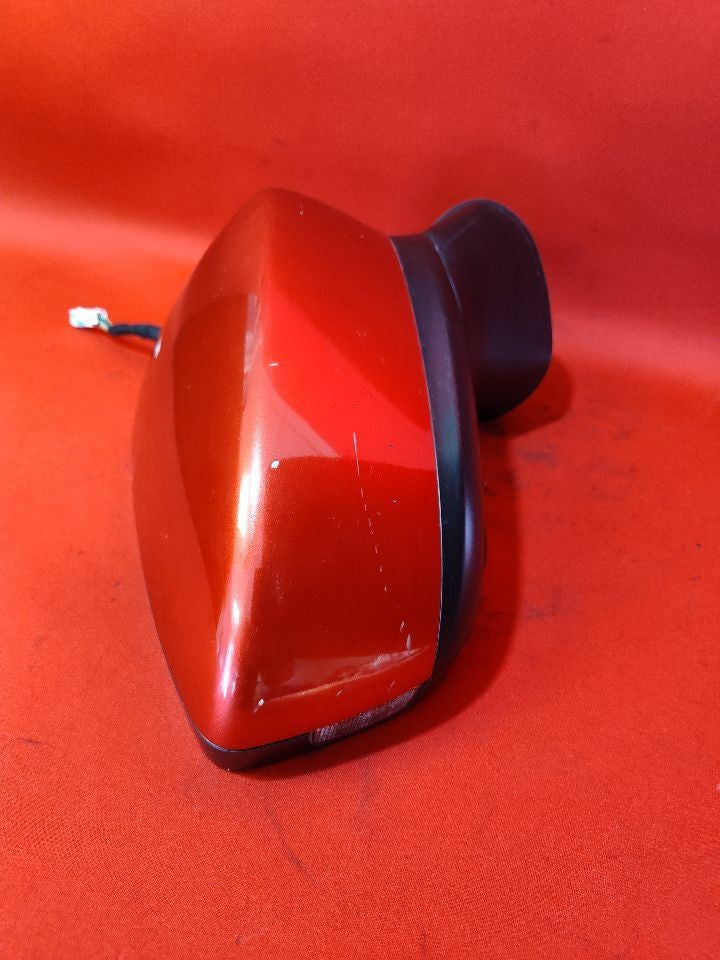 2014-2016 Mazda3 RIGHT PASSENGER Door Mirror Heat Blind Turn JAPAN 41V Soul Red