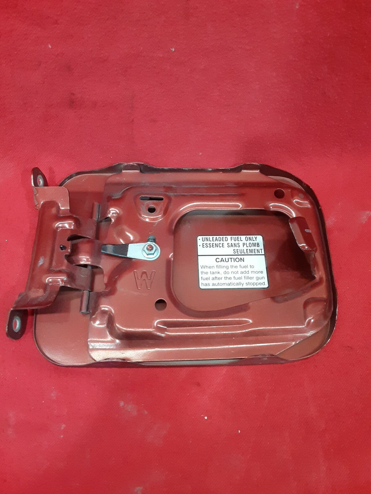 2003 Subaru Outback Legacy Fuel Gas Door Lid Red Burgundy