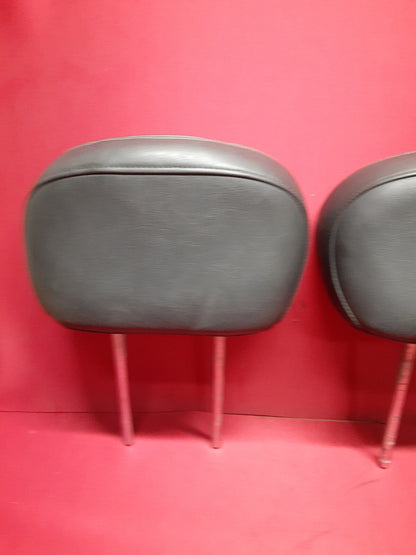 2004 Jeep Grand Cherokee Front Center Row Head Rest Set of 2 Gray XZ821DVAA
