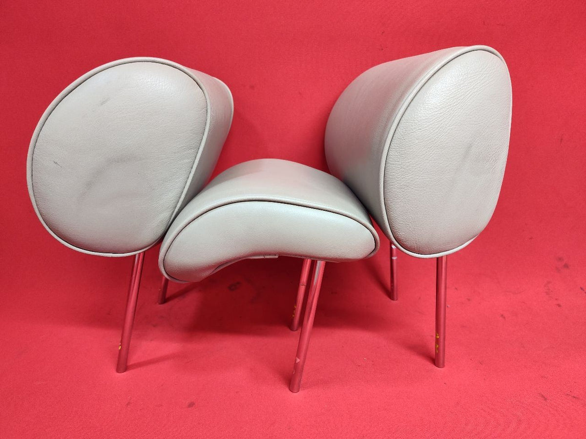 2002-2005 Lexus GS300 GS430 Rear Bench Seat Headrest Set w/ Leather IVORY