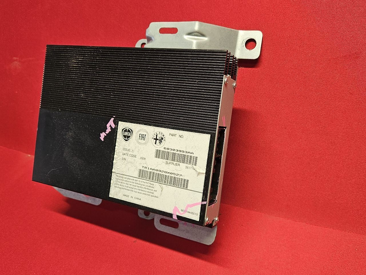 2017-2019 Fiat 500 Lancia Alfa Radio Stereo Amplifier 68303993AA - 67k Miles