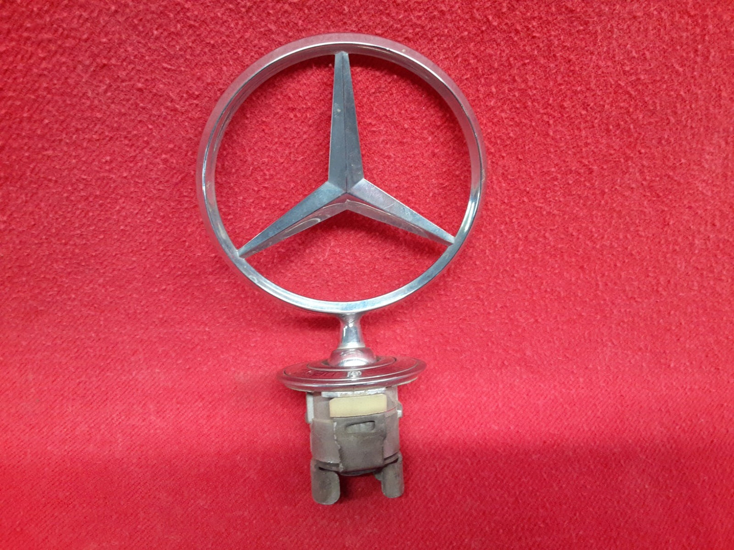 1994 - 2007 Mercedes Various Models Hood Ornament Emblem Logo Star Silver Band