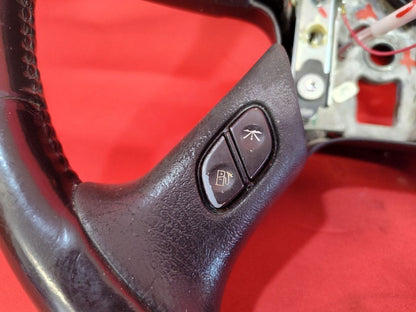 2003-2009 Chevrolet GMC Cadillac Hummer Steering Wheel Black Leather w/ Switches
