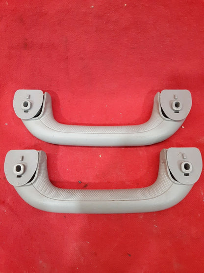 2003 Subaru Outback Legacy Grab Handles Set of 2 Grey Plastic Textured