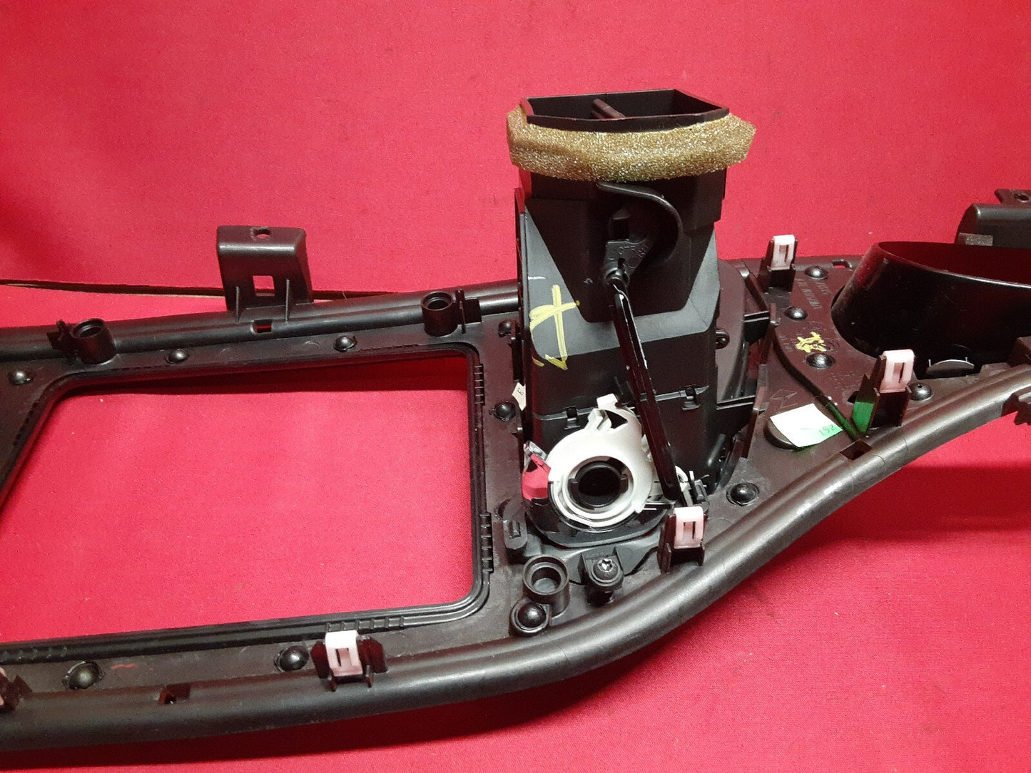 2013 - 2016 Dodge Dart Speedometer Instrument Dash Radio Bezel w/ Red 1ZV22LR5AB