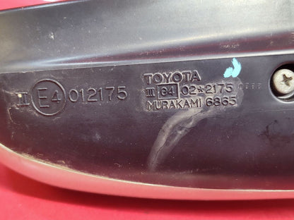 2001-2003 Toyota Prius LEFT DRIVER Door Wing Mirror 1C5: Silver Strata Metallic
