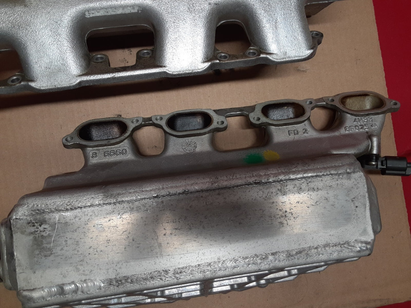 2006 - 2009 Land Range Rover Sport SUPERCHARGED Lower Intake Manifold SET