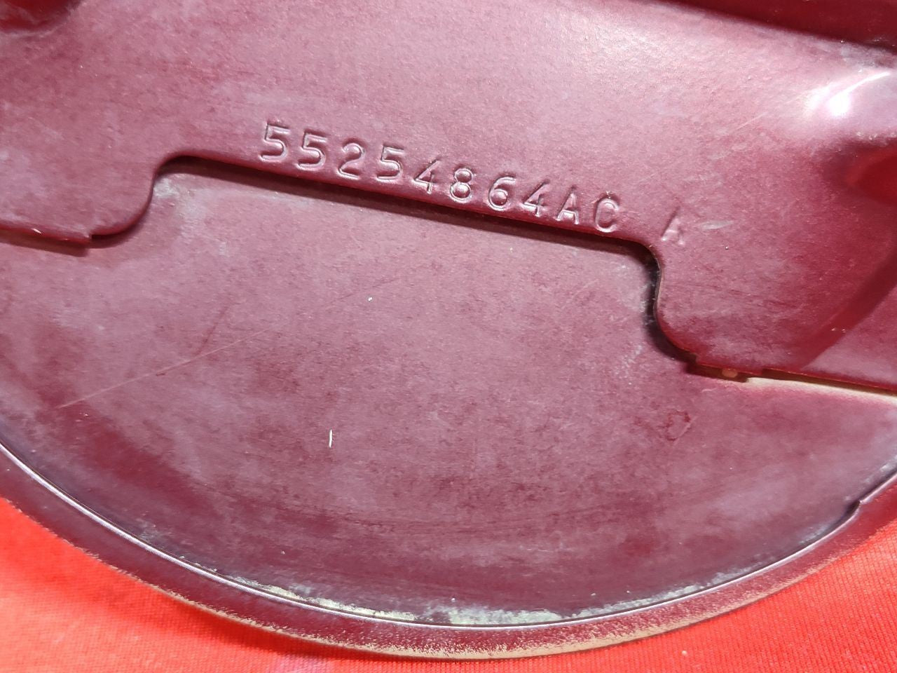 2001-2010 Dodge Dakota Fuel Filler Door Lid PRV Dark Garnet Red Pearl Coat