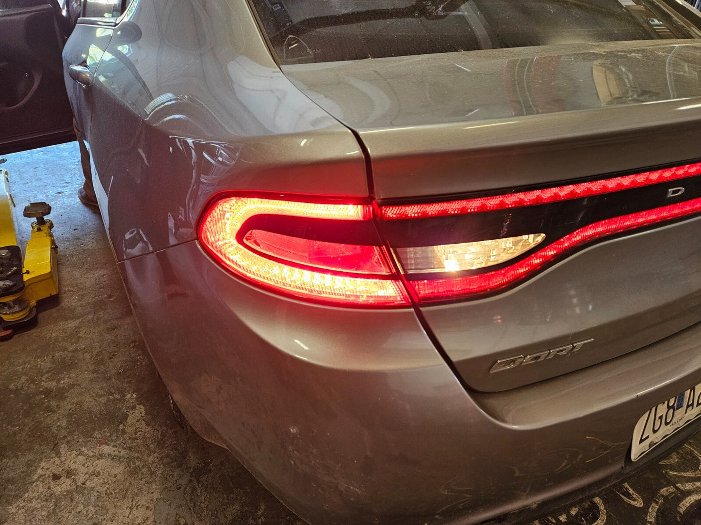 2013 - 2016 Dodge Dart LEFT DRIVER Tail Light Corner Lamp 68081394AG