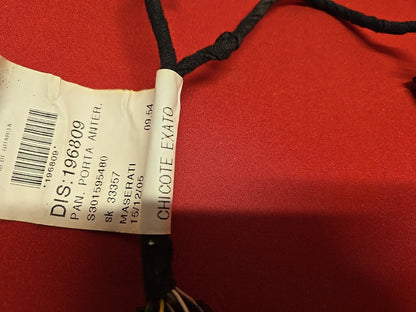 2003 - 2012 Maserati Quattroporte FRONT LEFT DRIVER Door Panel WIRING HARNESS