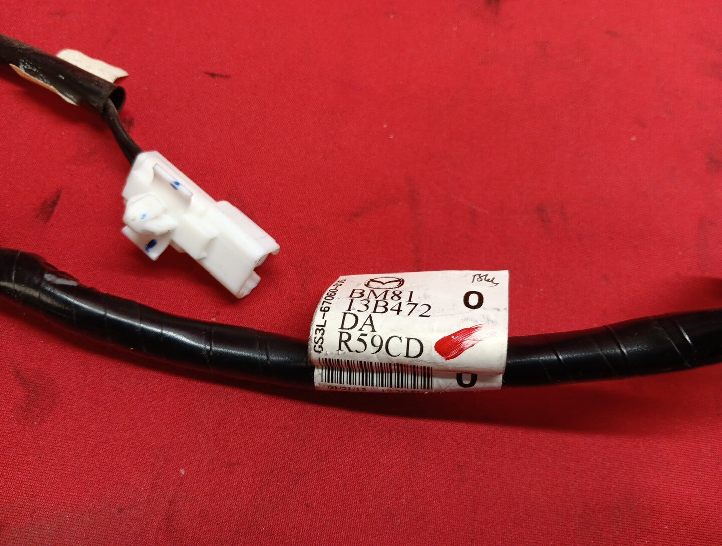 2009-2013 Mazda 6 Trunk Deck Lid Complete Wire Harness GS3L-67060-D16