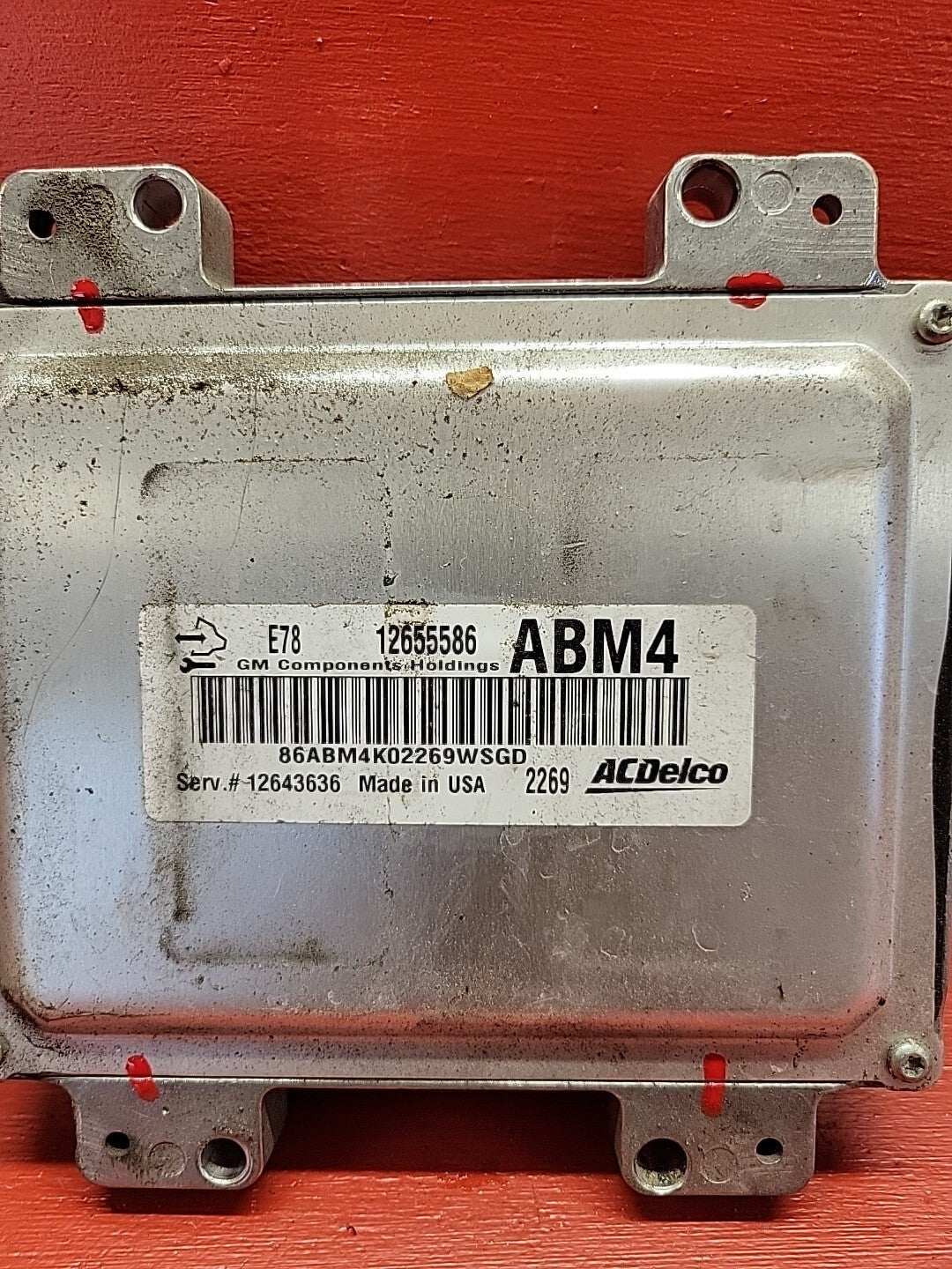 2013 Chevrolet Cruze ECU ECM Engine Control Module 12655586