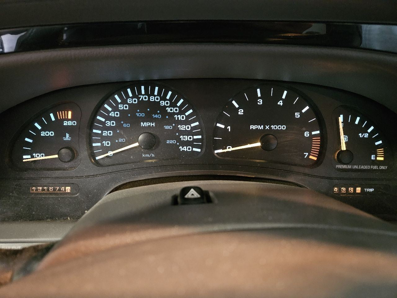 1998 1999 Oldsmobile Aurora 4.0L V8 Speedometer Instrument Cluster Auto Trans