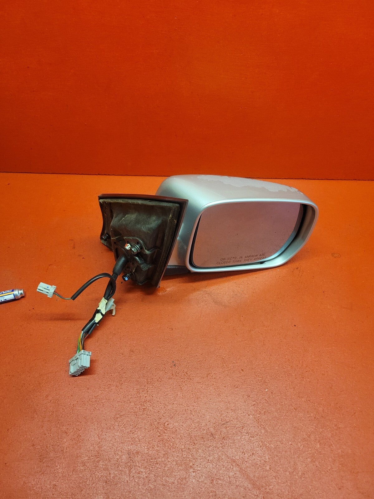 2005 2006 Acura MDX PASS Right door Mirror Heated Billet Silver 76200-S3V-A14ZS