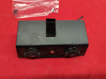 2008 2009 2010 2011 Ford Focus Center Bezel Lower Dual 12v Line In Outlet Cover