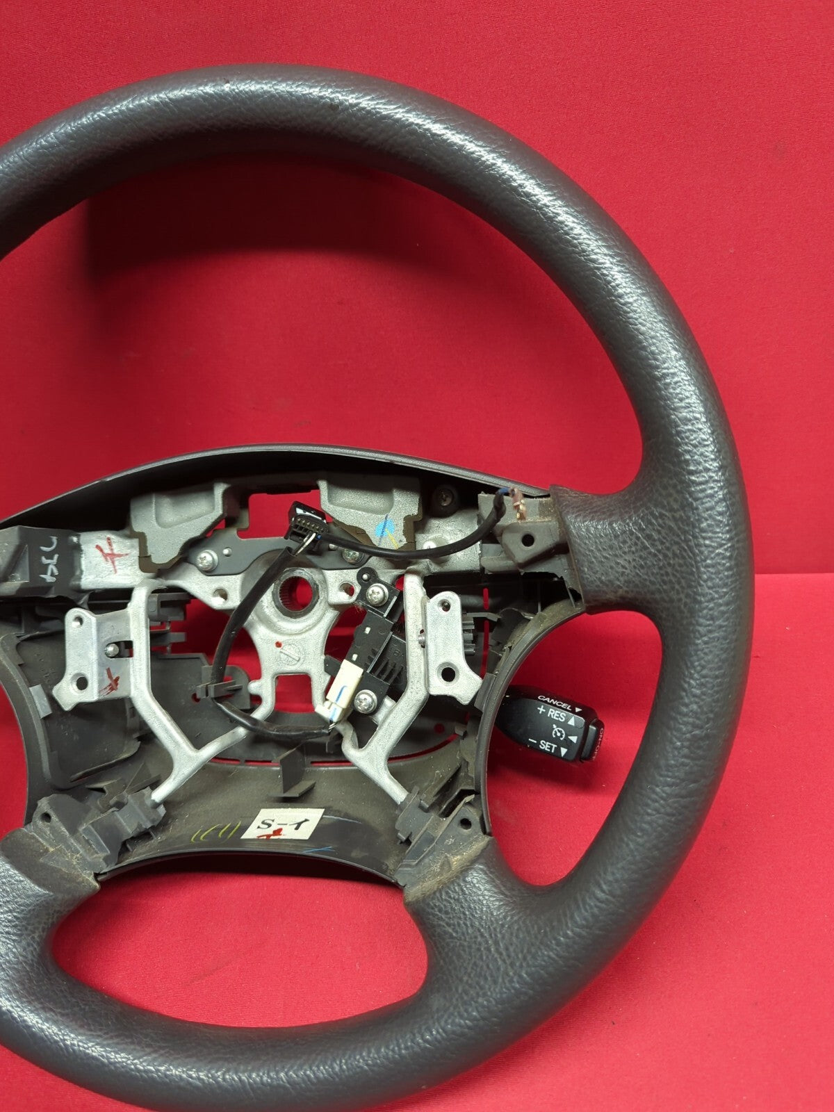 2004 - 2007 Toyota Highlander Urethane Steering Wheel Cruise Control Grey