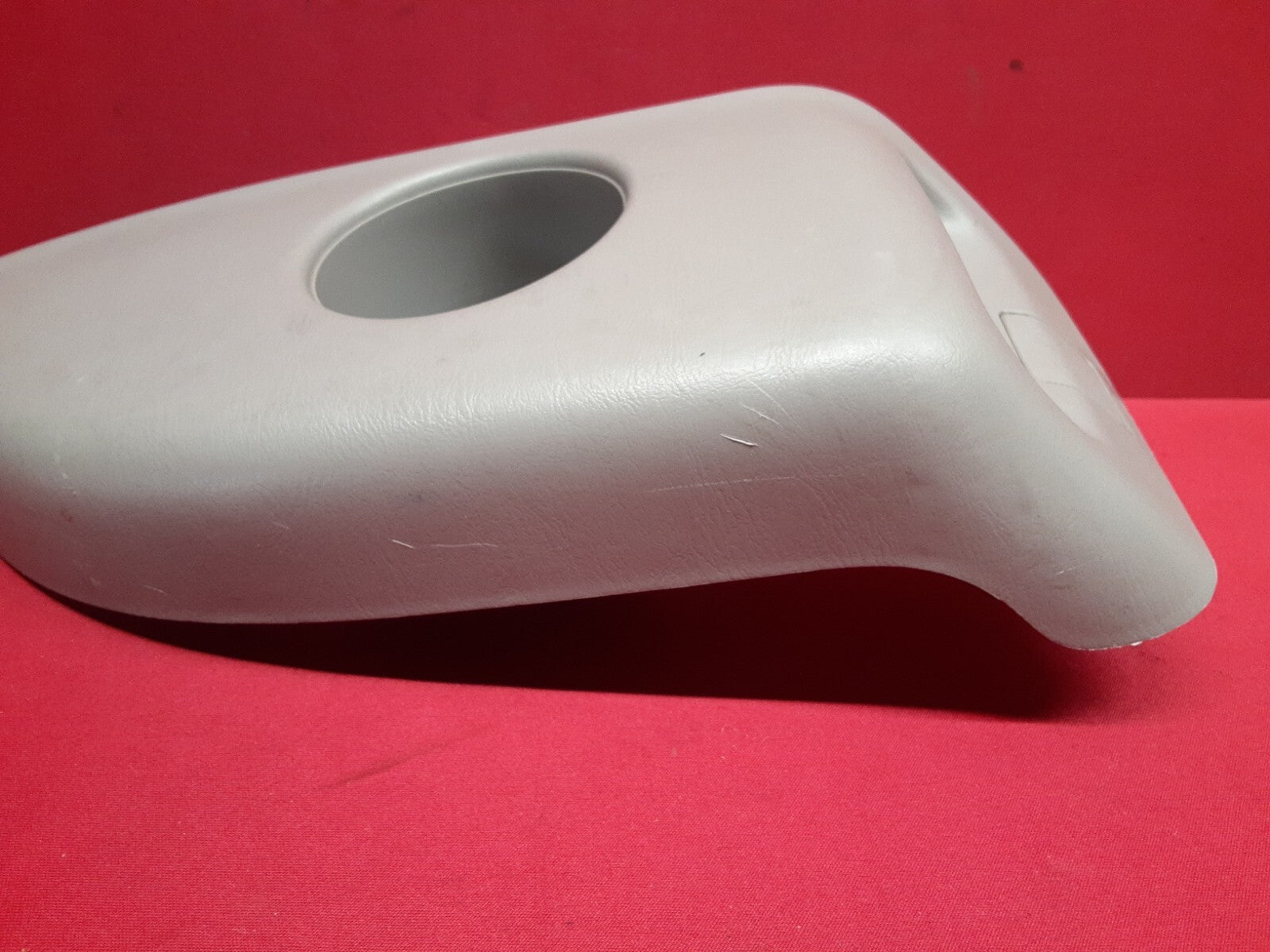 2003 - 2007 Toyota Highlander LEFT REAR Hatch Deck Cup Holder Cover Trim Grey