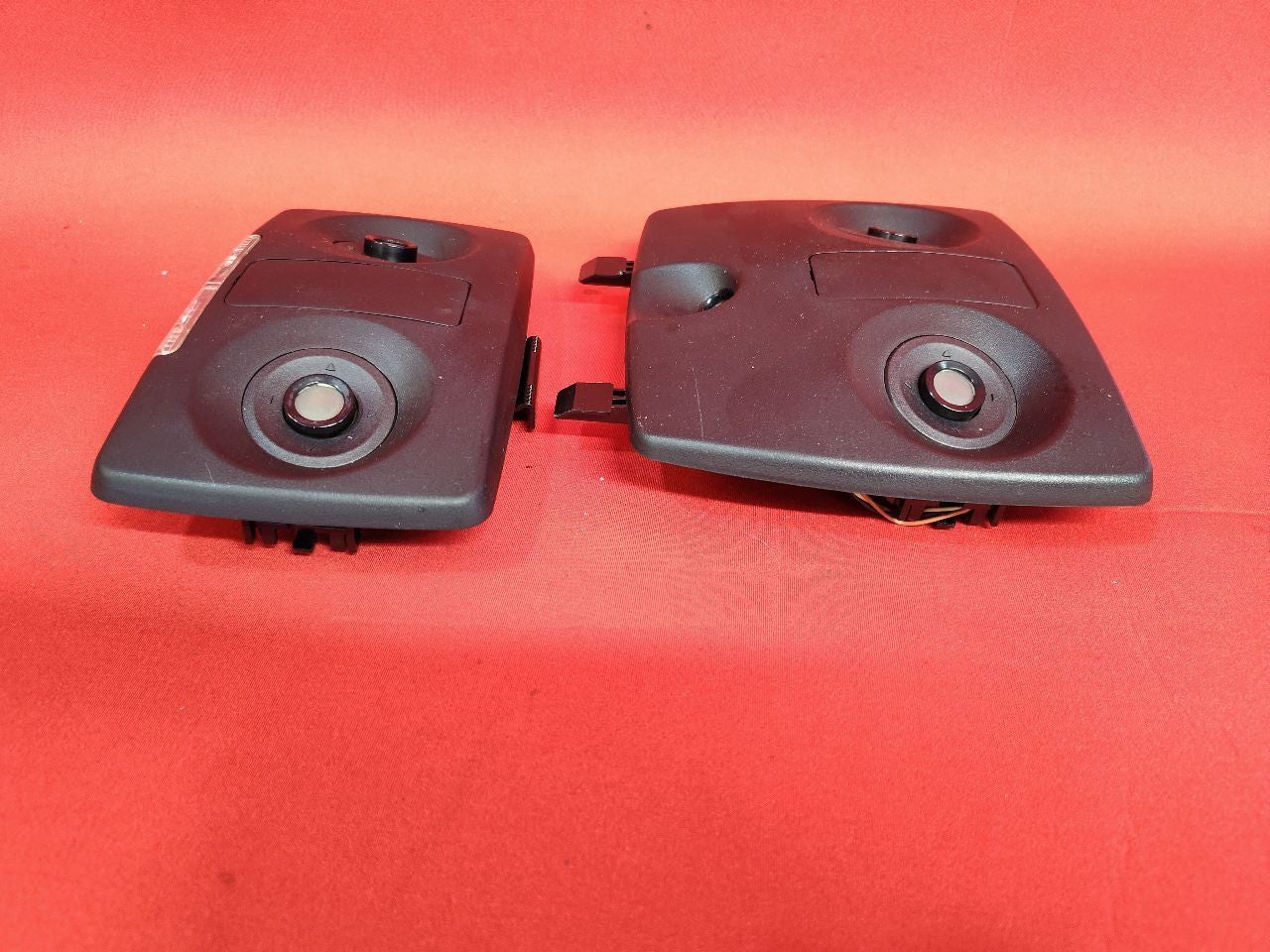 2011-2014 Chrysler 200 Dodge Avenger Roof Dome Reading Lamp Light SET Black