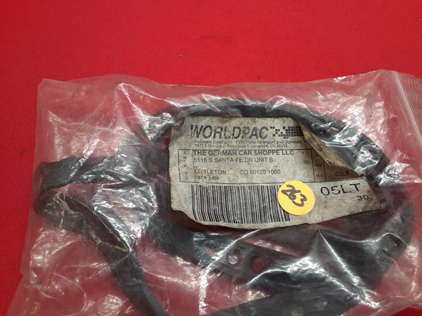 Oil Pan Gasket Seal Worldpac for Honda 11251p01004