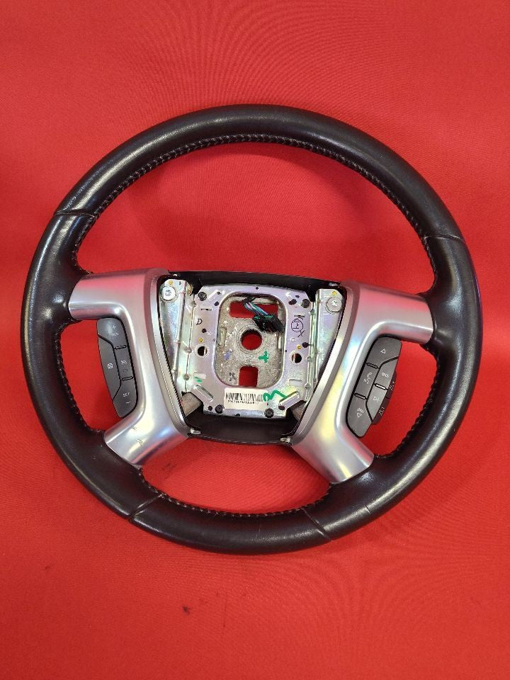 2013-2017 Chevy Chevrolet Traverse Steering Wheel w/ Switches Black Leather