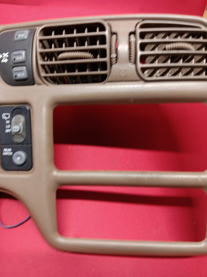 1998 - 2004 Blazer Jimmy Sonoma S-10 - Cluster Dash Bezel W/ Vents and Switches
