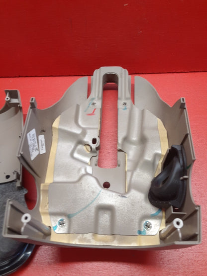2002-2009 Audi A4 Quattro S4 RS4 Steering Column Cover Shroud Upper Lower Beige