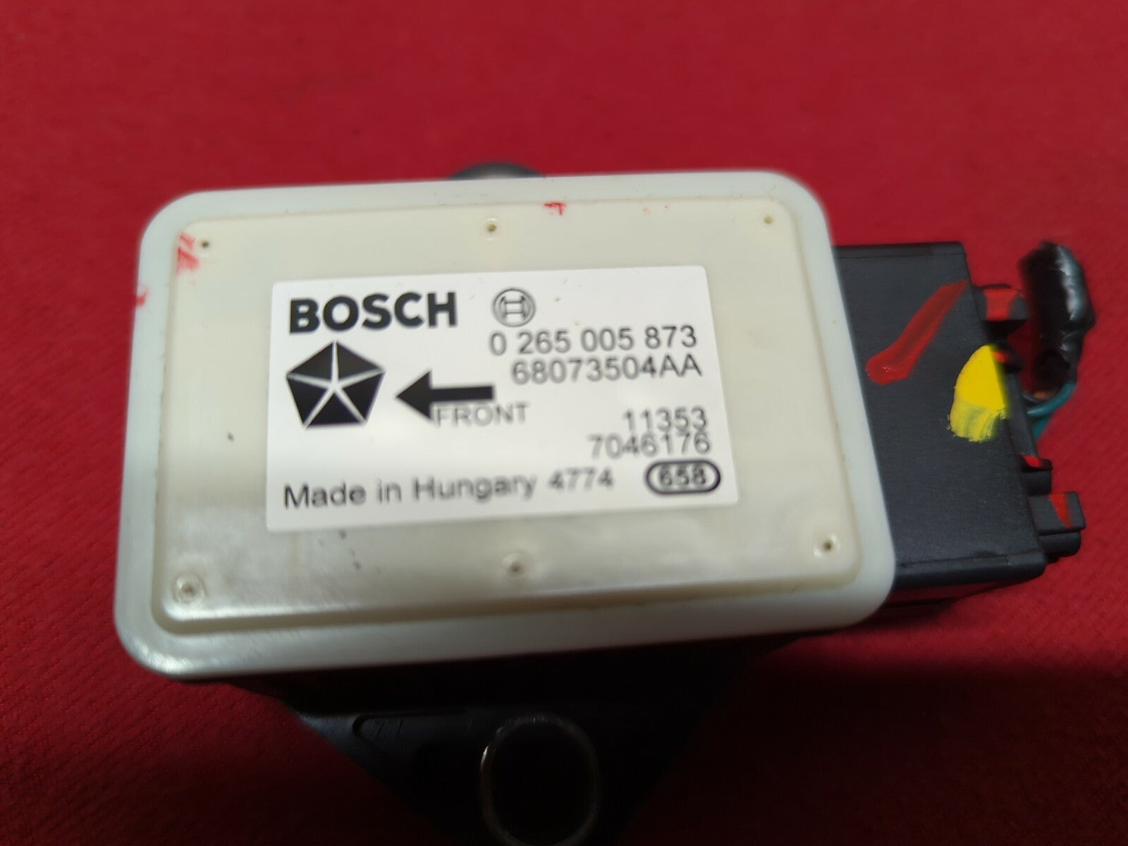 2012 2013 2014 2015 Fiat 500 Sport 1.4L L4 A/T YAW Rate Sensor 68073504AA